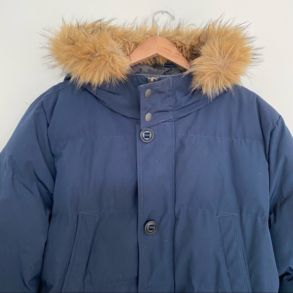 Tommy Hilfiger Long Snorkel Navy Artic Hooded Coat Parka - Picture 8 of 14